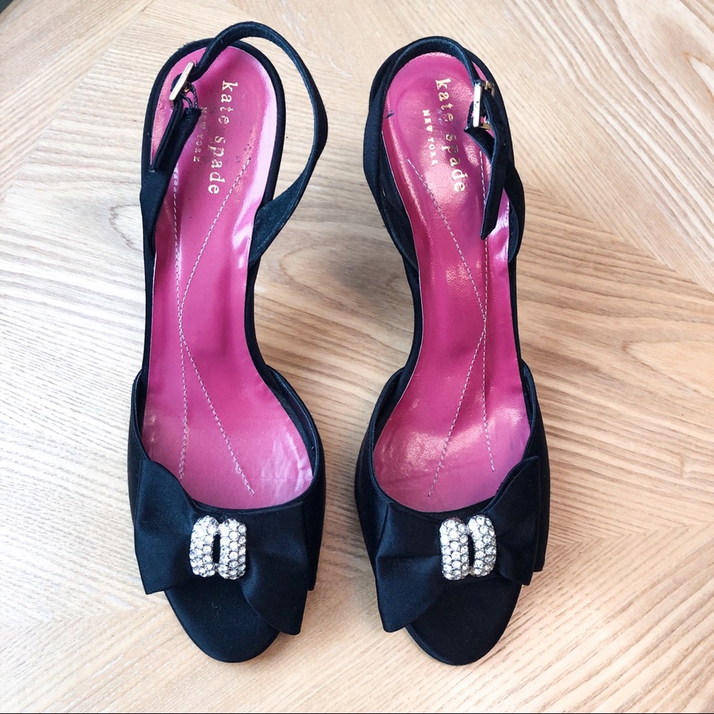 Kate Spade Gali Satin Heels